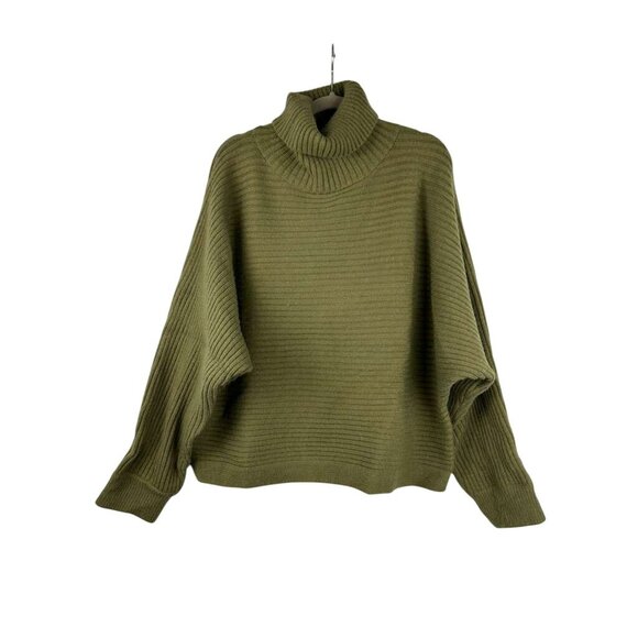 Baltic Born Sweaters - NWT Baltic Born Sweater Women's 2XL Dusty Olive Whitney Ribbed Turtleneck